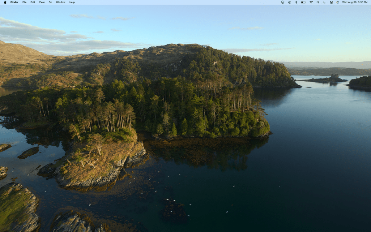macOS Sonoma Wallpaper: Scotland Castle